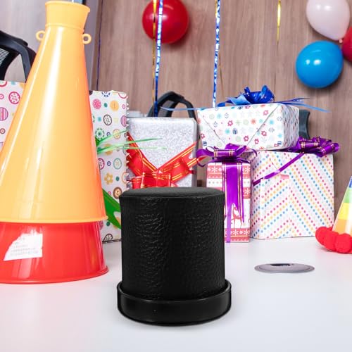 Dice Rolling Cup with Base for Party and Bar Use Custom Dice Storage Container with Egyptian Pattern and Shaking Cup for Board Games and Ktv Entertainment