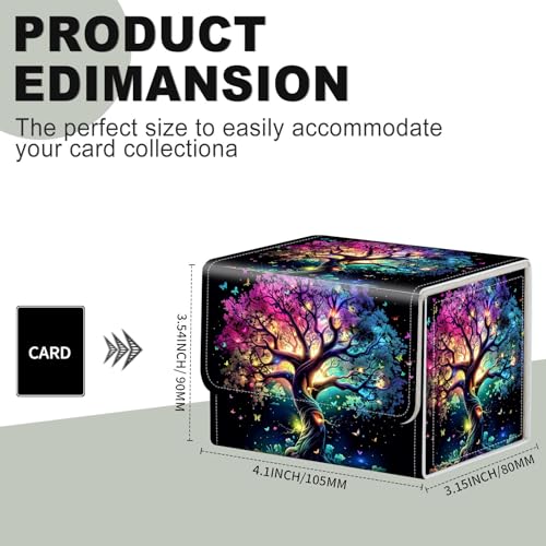 for Card Storage - High Capacity Anime Card Sleeves, Commander Decks, Luminescent Tree - color: Luminescent Tree