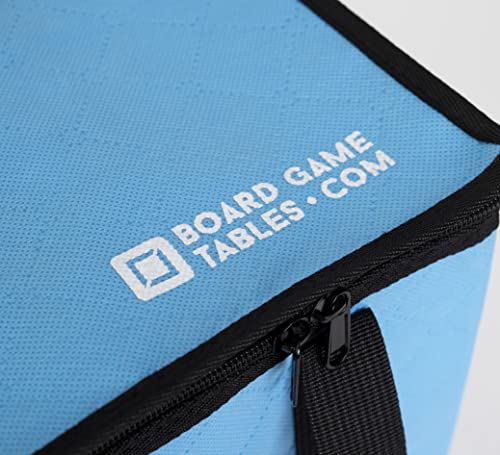 Allplay Lightweight Board Game Bag, Light Blue | Dual Layer Non-Woven Fabric, Carrying Handle, Zippered Lid, Water Resistant - color: Light Blue