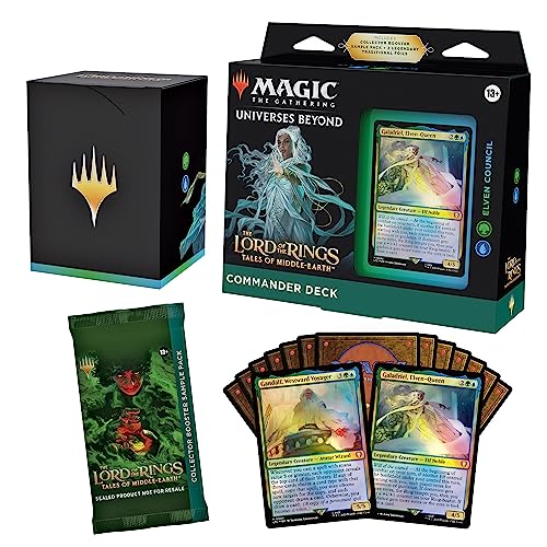 Magic: The Gathering The Lord of the Rings: Tales of Middle-Earth Commander Deck Bundle – Includes All 4 Decks
