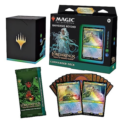 Magic: The Gathering The Lord of the Rings: Tales of Middle-Earth Commander Deck Bundle – Includes All 4 Decks