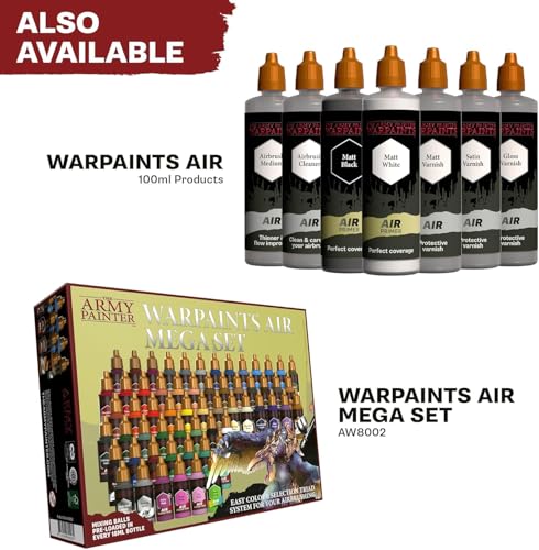 The Army Painter, Air Triads Magenta + Pink, 6 x 18 ml, aerografo | Colori acrilici pre-diluiti per aerografo, per miniature D&D e Warhammer - color: Magenta + Pink