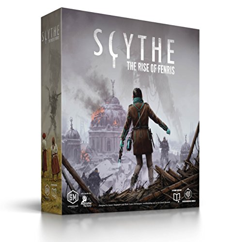 Stonemaier Games: Scythe: The Rise of Fenris by Ryan Lopez DeVinaspre & Jamey Stegmaier | 8 Episode Scythe Campaign and 11 Modules, Including a Cooperative Mode | Add to Scythe | 1-5 Players, 115 Min