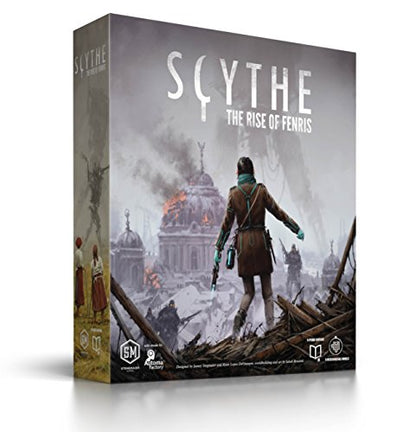 Stonemaier Games: Scythe: The Rise of Fenris by Ryan Lopez DeVinaspre & Jamey Stegmaier | 8 Episode Scythe Campaign and 11 Modules, Including a Cooperative Mode | Add to Scythe | 1-5 Players, 115 Min