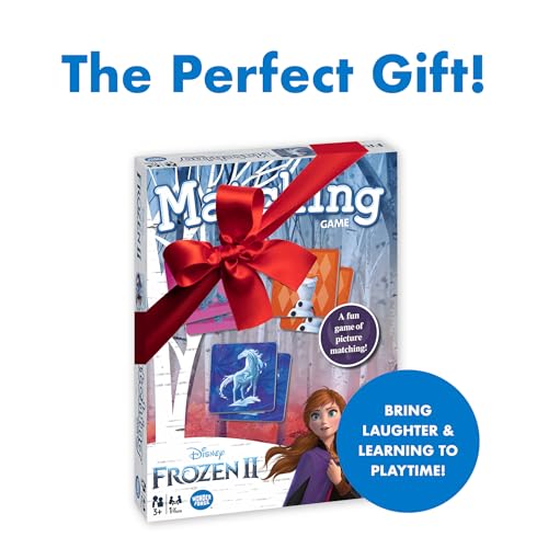 Wonder Forge Frozen 2 Memory Matching Game for Kids Ages 3-5 - Toddler Learning & Educational Toys Featuring Anna, Elsa, and Olaf - Fun Disney Toys - style: New Packaging