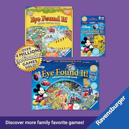 Ravensburger Dinosaur Island Eye Found It! Card Game - Fun Dinosaur Spot It Game for Kids & Families - Promotes Focus and Memory - Ages 4+