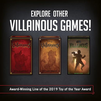 Ravensburger Star Wars Villainous - Power of The Dark Side Strategy Board Game - Join Darth Vader, Kylo Ren, and More in This Immersive Star Wars Universe Adventure - 2-4 Players - Ages 10+
