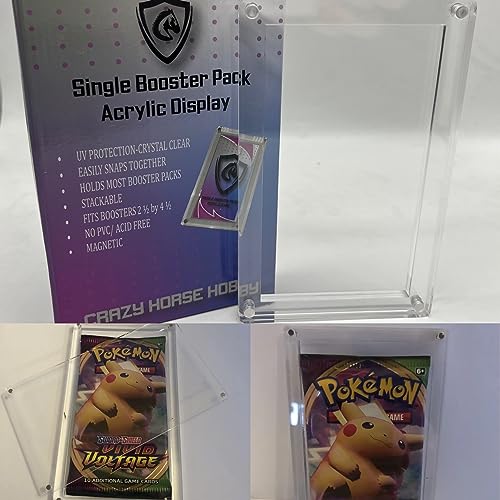 Acrylic Cases for Most Booster Packs (Single Booster Holder)