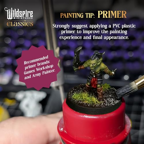 Classic Encounters - 125 Iconic DND Miniatures Bulk Monsters, Unpainted 28mm DND Minis, D&D Miniatures, Dungeons and Dragons Figures Mini Figurines, Fantasy Tabletop D&D Accessories Assembled