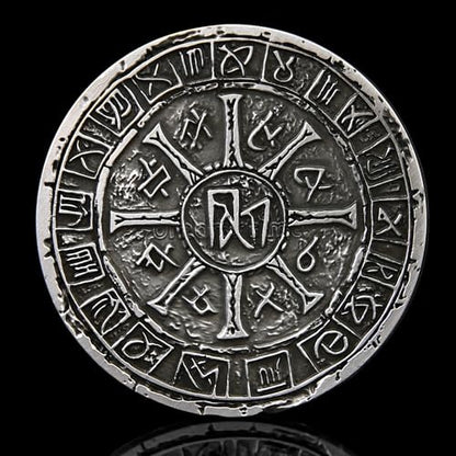 7-in-1 Spinner Dice Set – 3D Metal Dragon-Embossed Polyhedral RPG Accessory Role Playing Dice for Dungeons & Dragons, Pathfinder, RPG and Tabletop Games (D4, D6, D8, D10, D%, D12, D20) Sliver - color: New-sliver