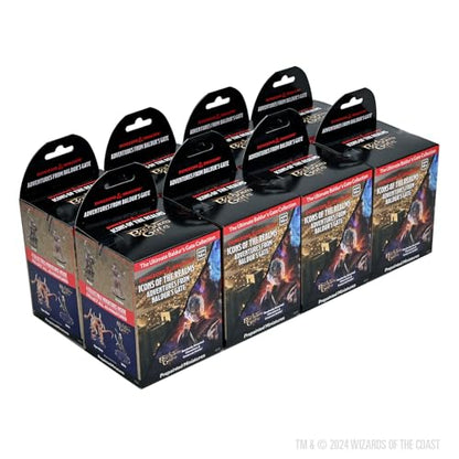 WizKids D&D Icons of the Realms: Adventures from Baldur's Gate - 8 ct. Booster Brick | Includes Characters from BG3 - style: 8 Count Booster Brick