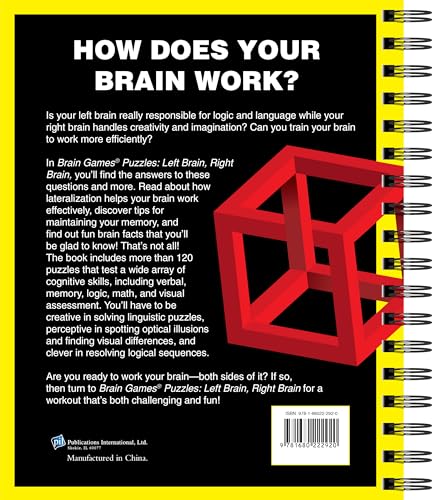 Brain Games - Puzzles: Left Brain Right Brain