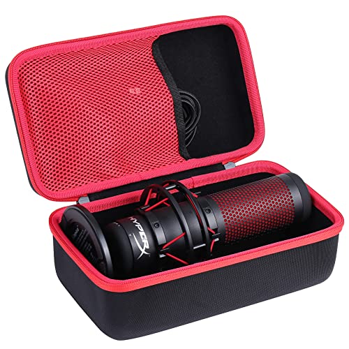 khanka Hard Carrying Case Replacement for HyperX QuadCast - USB Condenser Gaming Microphone, Case Only