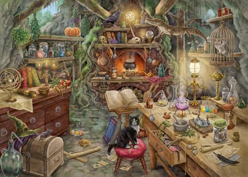 Ravensburger 759-Piece Escape Puzzle - The Witches' Kitchen | Engaging Jigsaw for Kids & Adults | Exciting Escape Room Experience | Ideal for Family Game Nights | FSC-Certified Materials