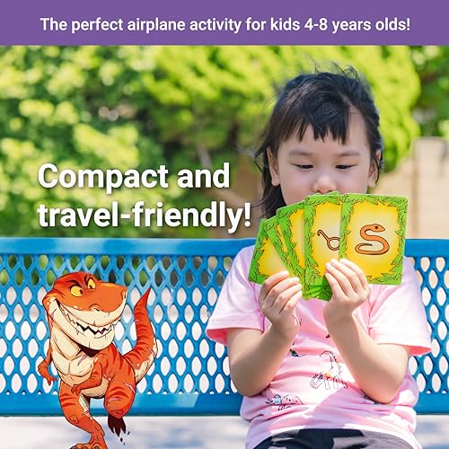 Ravensburger Dinosaur Island Eye Found It! Card Game - Fun Dinosaur Spot It Game for Kids & Families - Promotes Focus and Memory - Ages 4+