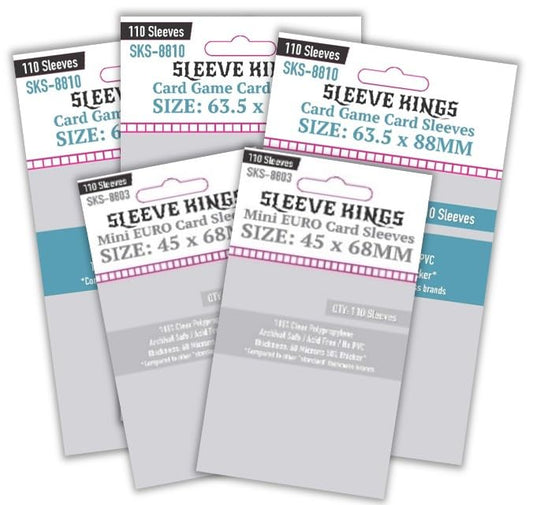 Sleeve King's Terrorscape 1 & 2 All in Compatible Card Sleeve Bundle - style: Terrorscape 1 & 2 All In (8803 x 2 + 8810 x 3)