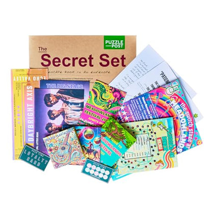 Unique Escape Room in an Envelope | Great for Groups - Families & Friends | Perfect for Games Night | Escape Room in A Box | Puzzle Mystery Game - The Secret Set - style: The Secret Set