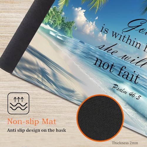 for MTG Playmat Non-Slip Rubber Play Mat with Storage Bag Combination, Ideal for Card Game Lovers TCG Play Mat, Beaches and Palm Trees - color: Beaches and Palm Trees