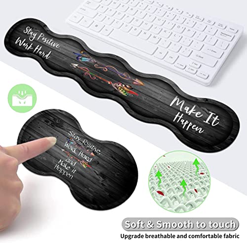Large Mouse Pad and Gel Mouse Wrist Rest+ Memory Foam Keyboard Wrist Rest Support Set- Non-Slip Rubber Base with Stitched Edges for Office,Home,Computer,Gaming Extended Mousepads XXL Black Desk Mat - color: JV-mouse pad-8-15