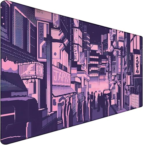 Large Mouse Pad Office Desk Pad Gaming, Kyoto | Durable Waterproof Non-Slip Base Long XXXL Large Gamer DeskMat for Home Office Gaming Work - color: Kyoto, size: 35.4" x 15.7"