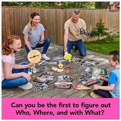 Spin Master Games, Clue Giant Edition, Family Game for Indoor & Outdoor Fun with Big Oversized Board, for Family and Kids, 2-4 Players, Ages 6 & Up | Oversized Vinyl Game Board, Encourages Deductive Reasoning STEM Skills, Fun Family Game Night, For 2-4 Pl