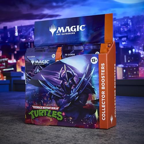 Magic: The Gathering | Teenage Mutant Ninja Turtles - Collector Booster Box | 12 Packs | Collectible Trading Card Game