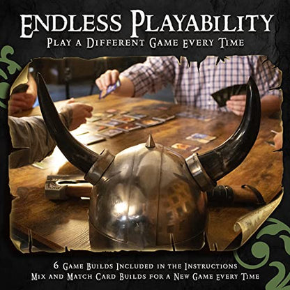 Goblins & Glory Strategy Board Game – Fantasy Deck Building Adventure with Heroes, Monsters & Quests – Fun Card Game for Adults & Teens, Ages 14+, 3–5 Players, 30+ Minute Gameplay