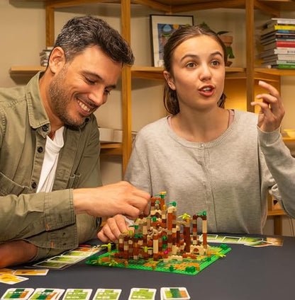 Monkey Palace - LEGO Board Game, Brick Building Strategy Board Game for Kids 8-12, Family Fun for Adults, LEGO Fun Toys for Kids & Families, 2-4 Players Ages 10+, 45 Minute Playtime | For brick fans, stack towers, score with monkeys, Compatible with LEGO