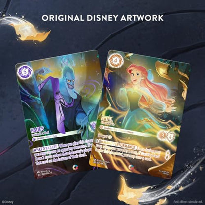 Ravensburger Disney Lorcana TCG: Whispers in The Well Single-Player Deck - Amber & Emerald - Engaging Gameplay - Over 200 Original Disney Artworks - Ideal for Ages 8+