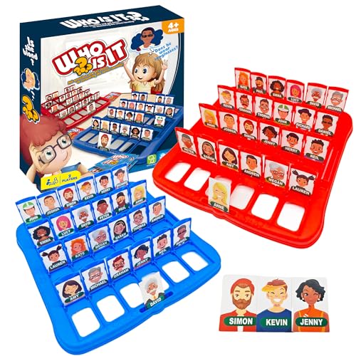 Guessing Game for Kids,Who is It Board Game for 2Players,Family Game - color: Character