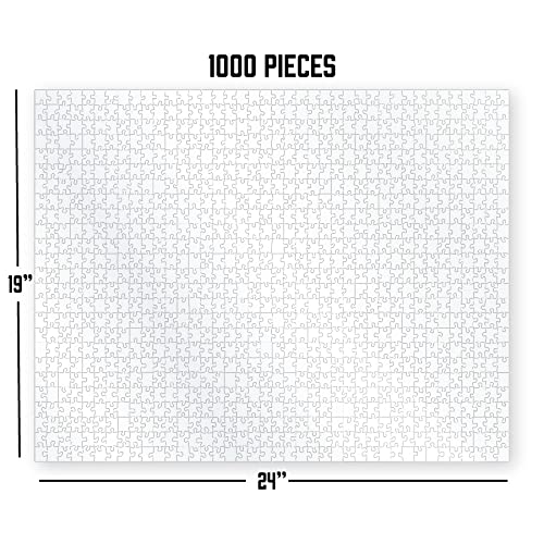 The Clearly Impossible Puzzle 100, 200, 500, 1000 Pieces Hard Puzzle for Adults Cool Difficult Puzzles Clear Hardest Puzzle - Difficult Funny Puzzle for Adults (1000 Piece) - size: 1000 Piece