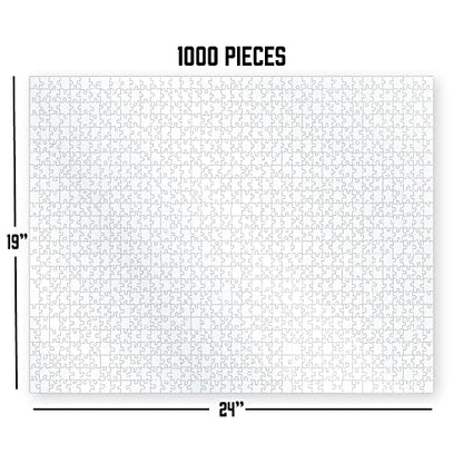The Clearly Impossible Puzzle 100, 200, 500, 1000 Pieces Hard Puzzle for Adults Cool Difficult Puzzles Clear Hardest Puzzle - Difficult Funny Puzzle for Adults (1000 Piece) - size: 1000 Piece
