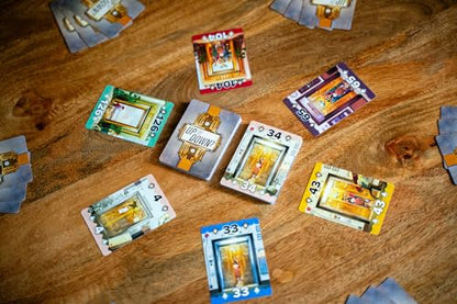 Capstone Games Up or Down? Interactive Strategy Card Game Ages 8+ Family | Easy-to-Learn Strategic Card Game for Game Night