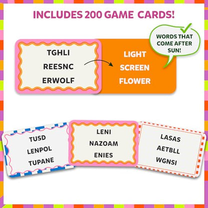 Cryptic Categories – Quick-Thinking Brain Game for Kids, Teens & Adults | Fast-Paced Word Unscramble Card Game, Perfect for Parties & Game Night, Ages 10, 11, 12 & Up, 3-8 Players