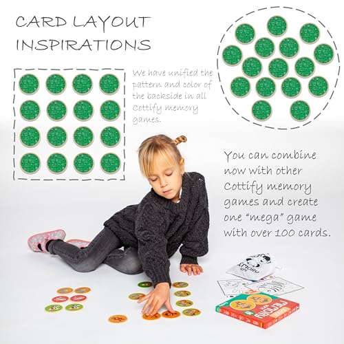 Montessori-Inspired Wooden Matching Game for Toddlers 2-4 Years - Durable, Scratch-Resistant 16 Card Set, Includes Carry Bag - Memory Game for Toddlers 2-4 Years - Cognitive Verbal Skills Development - size: Animals 16 cards