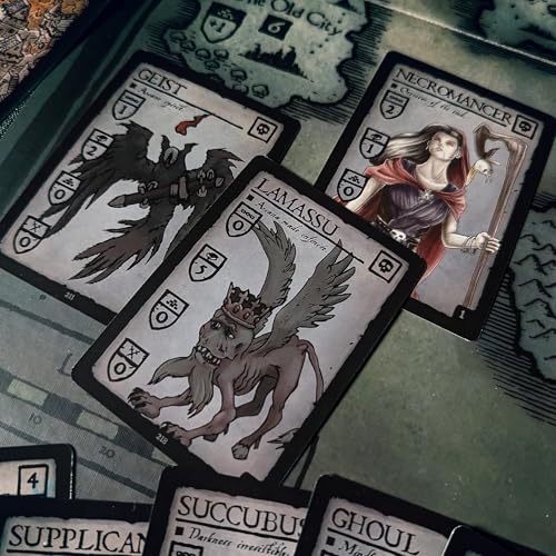 Eschaton | Cult Strategy Deck-Building Board Game | 2-6 Players | 60-180 Mins Playing Time | Dark Fantasy | Adults, Teens Ages 14+