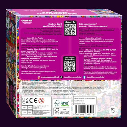 1000 Piece Puzzle for Adults – Jigsaw Puzzles for Adults 1000 Pieces | Desert Whirl Jigsaw Puzzles – Hidden Secrets & Audio Story – Premium Box Packaging – Extra Fun Challenges - color: Desert