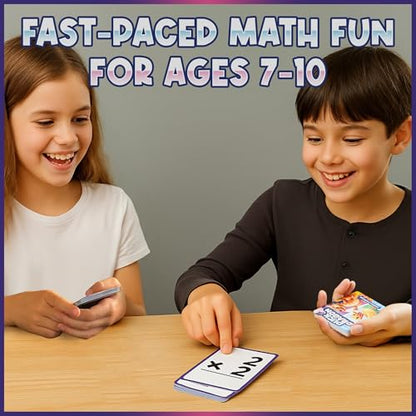 Ducks vs Dragons Multiplication Game - Math Games for Kids 8-12 - Fun Card Game for Learning Times Tables 0-12 - Math Facts Games for 3rd 4th 5th Grade