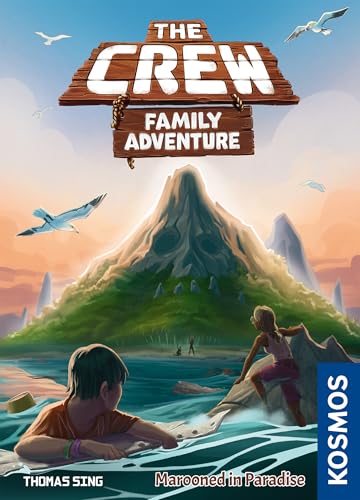 The Crew: Family Adventure - Marooned in Paradise: THE Crew - Family Adventure | Thames & Kosmos | Cooperative Card Game | Family Game Night | Ages 8 & UP | 2-5 Players | 15 Minute Playtime