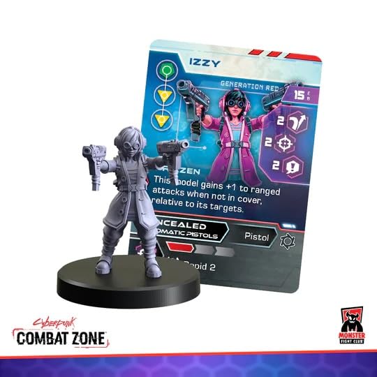 Monster Fight Club Cyberpunk Red Combat Zone Miniatures Expansion: Generation Red Starter Gang - style: Gen Red