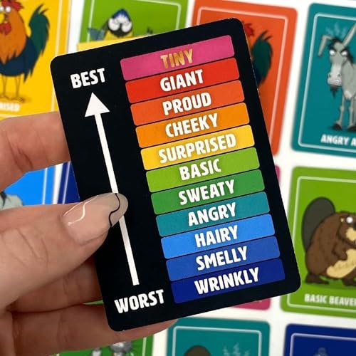 Ginger Fox: Giant Beaver Tiny Ass - Adult Party Card Game, Top Trump Your Opponents for The Win, It’s Dam Funny, Animals & Nature, Ages 16+, 3+ Player - style: Giant Beaver