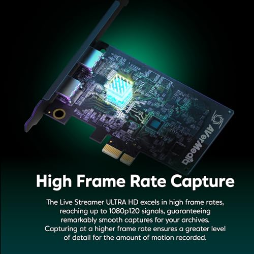AVerMedia HDMI Capture Card for Streaming and Video Gaming, 4K60 Pass-Through with Ultra-Low Latency on PS5, PS4 Pro, Xbox Series X/S, Xbox One X, Switch Games - GC571 Live Streamer Ultra HD - size: 4K - GC571 Live Streamer ULTRA HD