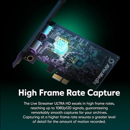 AVerMedia HDMI Capture Card for Streaming and Video Gaming, 4K60 Pass-Through with Ultra-Low Latency on PS5, PS4 Pro, Xbox Series X/S, Xbox One X, Switch Games - GC571 Live Streamer Ultra HD - size: 4K - GC571 Live Streamer ULTRA HD