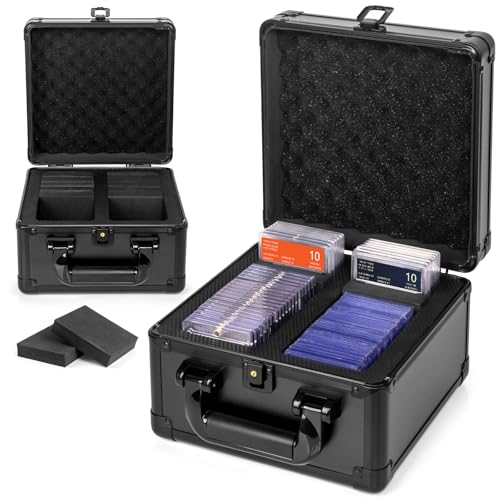 Top Loader Storage Box, Graded Card Storage Boxes, Trading Card Organizer Cases, PSA Card Case Slab Case Holder for Sports Cards, Holds 186+ Top Loaders - size: 2 Row