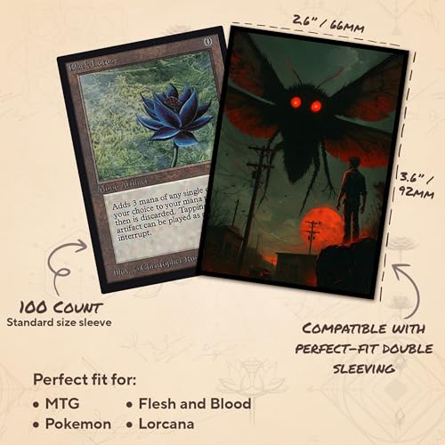 Ashland Apparition - MTG Card Sleeves, 104ct, Standard Size, Smooth | Perfect for Double Sleeving, Smudge Resistant Matte Back, Standard 66x92mm - Compatible with Magic The Gathering & TCG Cards - color: Ashland Apparition, size: Smooth