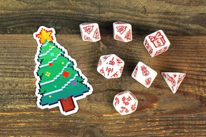 1985 Games Holiday Mystery Dice Bag - Wide Range of Patterns for Gaming, Role Playing, Table Games (Pack of 6) - color: Holiday Mystery Dice, size: Pack of 6