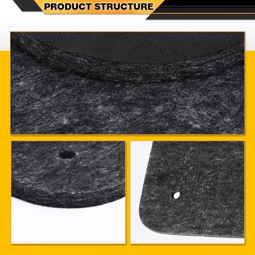 CNNELL Under Hood Insulation Pad 1/2 Inch Thick Compatible with Buick Regal 1981-1987 - style: 1981-1987 Buick Regal