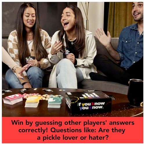 Spin Master Games IYKYK How Well Do You Know Your Friends Adult Party Game | Guess Your Friends' Answers, NSFW Card Deck for Adult Parties & Happy Hours, Card Game, Mature Content, 2-6 Players, Ages 18+ - style: If You Know You Know