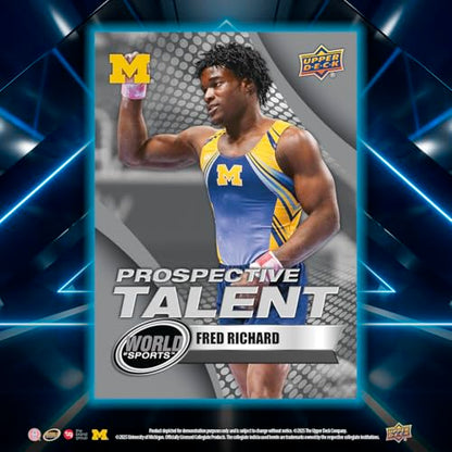 Upper Deck World of Sports Volume 1 Blaster Box (Pack of 3) - size: 1.33425 cubic inches (Pack of 3)