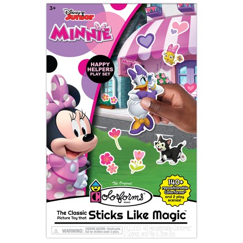 Colorforms — Disney Minnie Mouse Box Set — Pieces Stick Like Magic! — Fun Storytelling Play — Ages 3+ - style: Minnie Mouse